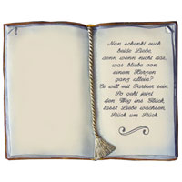 129 Hochzeitsbuch mit Gedicht